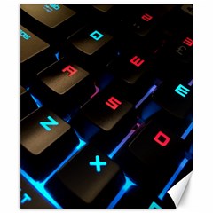 Keyboard Gamer Computer Technology Canvas 8  X 10  by Pakrebo