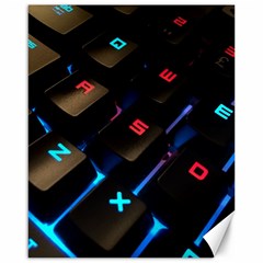 Keyboard Gamer Computer Technology Canvas 16  X 20  by Pakrebo