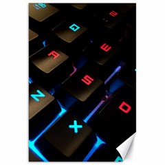 Keyboard Gamer Computer Technology Canvas 20  X 30  by Pakrebo