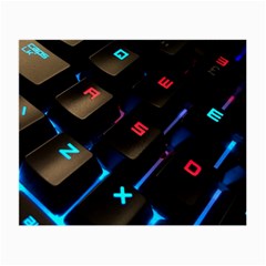 Keyboard Gamer Computer Technology Small Glasses Cloth (2-side) by Pakrebo