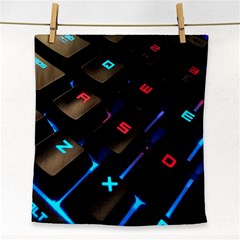 Keyboard Gamer Computer Technology Face Towel by Pakrebo