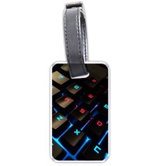 Keyboard Gamer Computer Technology Luggage Tags (one Side)  by Pakrebo