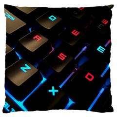 Keyboard Gamer Computer Technology Large Cushion Case (one Side) by Pakrebo