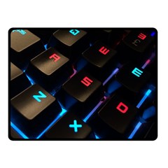 Keyboard Gamer Computer Technology Double Sided Fleece Blanket (small)  by Pakrebo