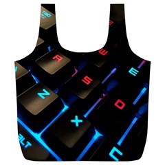 Keyboard Gamer Computer Technology Full Print Recycle Bag (xl) by Pakrebo