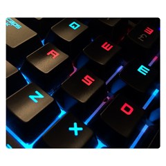 Keyboard Gamer Computer Technology Double Sided Flano Blanket (small)  by Pakrebo