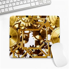 Cogs Gears Tiling Cogwheel Large Mousepads by Pakrebo