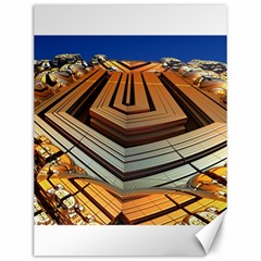 Stadium Fractal The Future Canvas 12  X 16  by Pakrebo