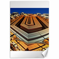 Stadium Fractal The Future Canvas 12  X 18  by Pakrebo