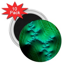 Fractal Maths Design Backdrop 2 25  Magnets (10 Pack)  by Pakrebo