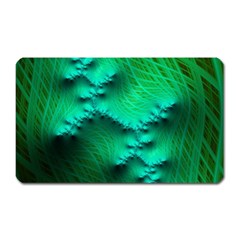 Fractal Maths Design Backdrop Magnet (rectangular) by Pakrebo