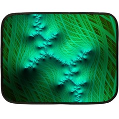 Fractal Maths Design Backdrop Fleece Blanket (mini) by Pakrebo