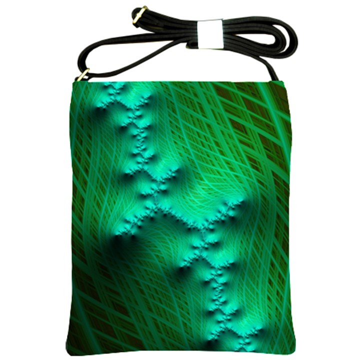 Fractal Maths Design Backdrop Shoulder Sling Bag