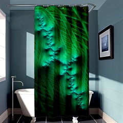 Fractal Maths Design Backdrop Shower Curtain 36  X 72  (stall)  by Pakrebo