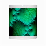 Fractal Maths Design Backdrop White Mugs Center