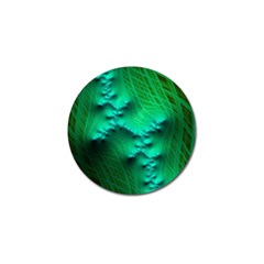 Fractal Maths Design Backdrop Golf Ball Marker by Pakrebo