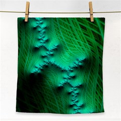 Fractal Maths Design Backdrop Face Towel by Pakrebo