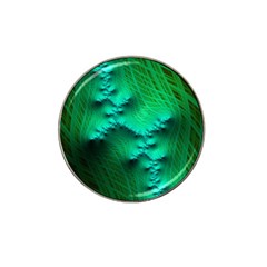 Fractal Maths Design Backdrop Hat Clip Ball Marker by Pakrebo