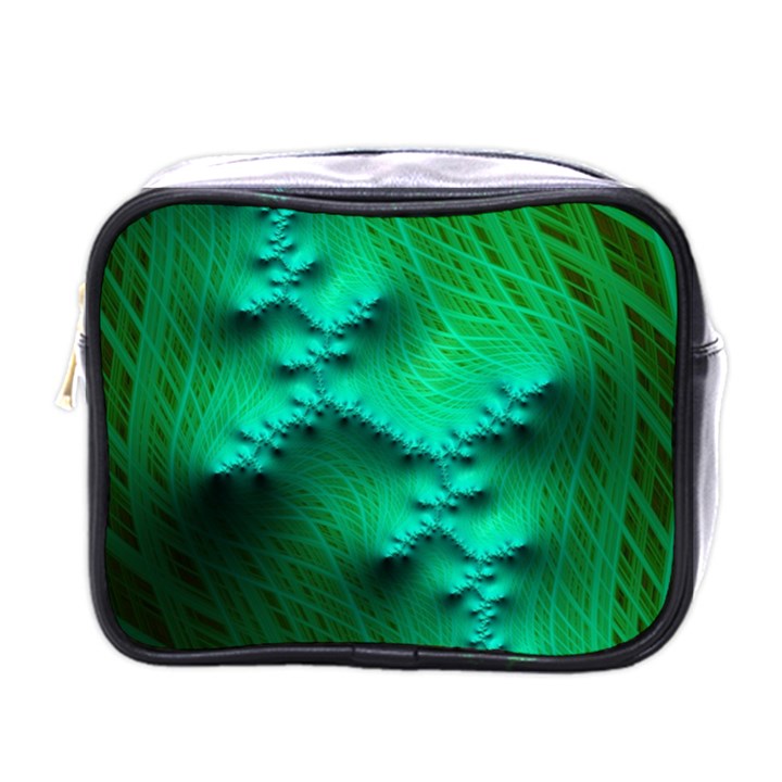 Fractal Maths Design Backdrop Mini Toiletries Bag (One Side)