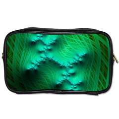 Fractal Maths Design Backdrop Toiletries Bag (one Side) by Pakrebo