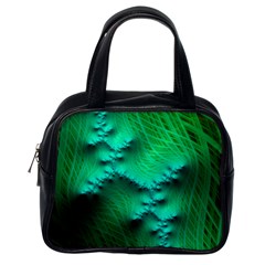 Fractal Maths Design Backdrop Classic Handbag (one Side)