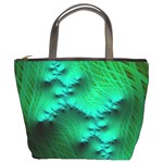 Fractal Maths Design Backdrop Bucket Bag Front