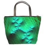 Fractal Maths Design Backdrop Bucket Bag Back