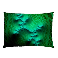 Fractal Maths Design Backdrop Pillow Case by Pakrebo