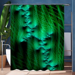 Fractal Maths Design Backdrop Shower Curtain 60  X 72  (medium)  by Pakrebo