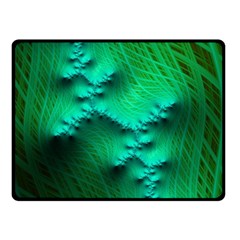 Fractal Maths Design Backdrop Double Sided Fleece Blanket (small)  by Pakrebo