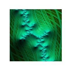 Fractal Maths Design Backdrop Small Satin Scarf (square) by Pakrebo