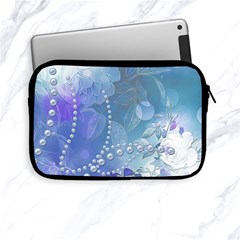 Wonderful Floral Design With Pearls Apple Ipad Mini Zipper Cases by FantasyWorld7