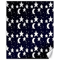 Starry Night Cartoon Print Pattern Canvas 16  X 20  by dflcprintsclothing