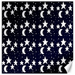 Starry Night Cartoon Print Pattern Canvas 20  X 20  by dflcprintsclothing