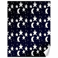 Starry Night Cartoon Print Pattern Canvas 18  X 24  by dflcprintsclothing