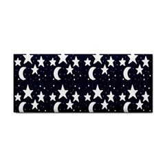 Starry Night Cartoon Print Pattern Hand Towel by dflcprintsclothing