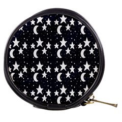 Starry Night Cartoon Print Pattern Mini Makeup Bag by dflcprintsclothing