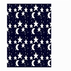 Starry Night Cartoon Print Pattern Small Garden Flag (Two Sides)