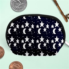 Starry Night Cartoon Print Pattern Accessory Pouch (medium) by dflcprintsclothing