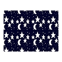 Starry Night Cartoon Print Pattern Double Sided Flano Blanket (mini)  by dflcprintsclothing