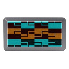 Illusion In Orange & Teal Memory Card Reader (mini) by WensdaiAmbrose