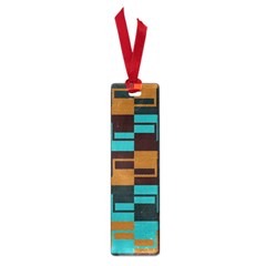 Illusion In Orange & Teal Small Book Marks by WensdaiAmbrose