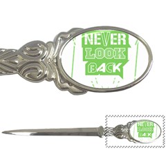 Never Look Back Letter Opener by Melcu