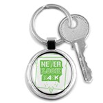 Never Look Back Key Chains (Round)  Front