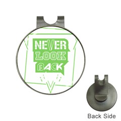 Never Look Back Hat Clips With Golf Markers