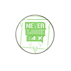 Never Look Back Hat Clip Ball Marker by Melcu