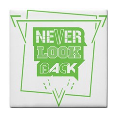 Never Look Back Face Towel by Melcu