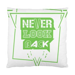 Never Look Back Standard Cushion Case (two Sides) by Melcu