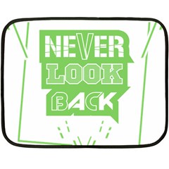 Never Look Back Fleece Blanket (mini) by Melcu