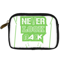 Never Look Back Digital Camera Leather Case by Melcu